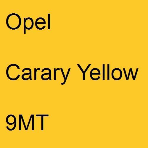 Opel, Carary Yellow, 9MT.